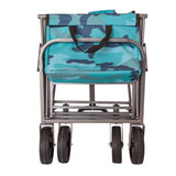 ZUN Outdoor Garden Multipurpose Micro Collapsible Beach Trolley Cart Camping Folding Wagon W321102232