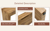 ZUN Elegant Natural Wood Grain Bar Table-50 Inches Long, a Practical Choice for Modern Homes.Wood Grain W2920P225015