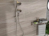 Multi Function Dual Shower Head - Shower System with 4.7" Rain Showerhead, 8-Function Hand Shower, W124362277