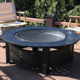Round stove cooking tea round barbecue stove table smokeless charcoal rack full set of heating 60357377