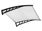 HT-100 x 80 Household Application Door & Window Rain Cover Eaves Canopy White & 10396824