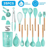 35Pcs Kitchen Cooking Utensils Set Spatula Set Baking Utensil Set Kitchen Accessories Necessities 72239215