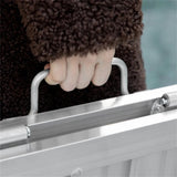 5' Steps Ramp,Portable Wheelchair Ramp,Carpeted Foldable Handicap Ramp 37652982