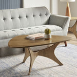 ZUN Triangle Wood Coffee table B03548448