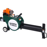 Double Flywheel Electric Log Splitter 7-Ton Compact Horizontal Gas Log Splitter with Auto Return W46542961