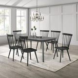 2 Pieces Set Dining Side Chair Rustic Modern Farmhouse Design Retro Design Easy to Assembly W2537P211111