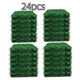 ZUN 24 pieces of 23.6 "x 15.75 " artificial boxwood boards, grass wall panels, boxwood fence panels, UV 48869369