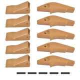 Weld-on Flush Mount L2520N-2AH Bucket Shanks 2A Bucket Teeth with Pins 5 Packs Fit for Many Small 03798286