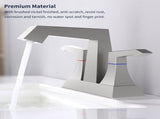 2-Handle Heavy Duty Bathroom with Drain and Supply Kits, Modern Style Lavatory Deck Mounted 03881289