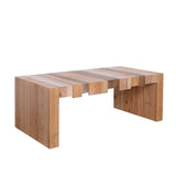 48.2" Rectangular Center Table for Living Room Stylish rectangular coffee table blends rustic W2729P309445