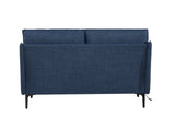 ZUN 2 Seater Sofa For Primary Living Space , Bed Room, Office, 2 Pillows,Metel Legs W820P224384