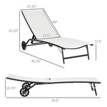 ZUN Folding Lounge Chairs / beach chair （Prohibited by WalMart） 68401583