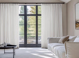 2- Piece 40x102" 300gsm poly linen curtain with 7 pinch pleat per pc B035P482982