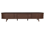70 Inch Mid Century Modern TV Stand, TV Stand for 80 Inch TV, TV Stand with Tambour Doors, Drawers N710P339446P