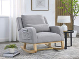 Welike 27.5 "W Modern Accent High Back Living Room Casual Armchair Rocker with One Lumbar W834P356491