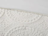 Full/Queen Embroidered Medallion Faux Fur Ultra Plush Comforter Mini Set B03597033
