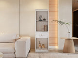 31.5x66.73x15.75inch White Two Side Storage Cabinet With Drawers for Bedroom, Living Room, Bathroom W5290P533268
