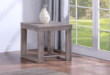 1pc Contemporary End Table Rustic Brown Gray Tan Finish Living Room Wooden Furniture B011P244347