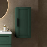 ZUN JOVI 14" Wall-Mounted Floating Bathroom Vanity Side Cabinet with a Door and a Shelf, W2615P227356