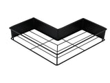 2-Pack Drill-Free Adhesive Corner Shower Caddy Organizer with Soap Holder and 4 Hooks 05896946