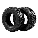 ZUN Complete Set of 4 All Terrain ATV UTV Tires 25x8-12 Front & 25x10-12 Rear 6PR Tubeless 87563144