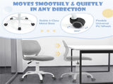 Ergonomic Kids Desk Chair, 16.5-21 Adjustable Height Mesh Study Chair Gray 30536198
