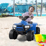 ZUN Kids Electric ATV Quad Ride On Car Toy - Blue W2181137516