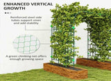 Garden Bed Galvanized PlanterTomato Cage 59735549