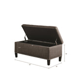 Tufted Top Soft Close Storage Bench B03548263