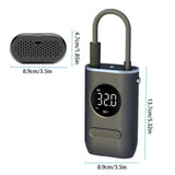 1 Set Car Charging Dual-use Mini Portable Tire Inflator Suitable for Bicycles, Electric Cars, Cars 77401873