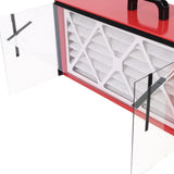 Portable tabletop dust collector,Maximum Air Flow 725CFM Each fan runs on a 110V variable speed W465P206076