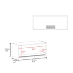 ZUN Note 32"W x 13" H Wall Cabinet with Sliding Doors , Wall Shelf, Storage Cabinet, Bedroom, Office, B200P239113