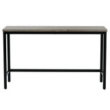 TOPMAX Counter Height Extra Long Dining Table Set with 3 Stools Pub Kitchen Set Side Table with WF198129AAE