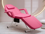 Professional Tattoo Bed Chair Massage Table with Storage Pocket and Towel Hook for Esthetician, 08191279