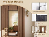 48"x14" Full Length Door Mirror Wall Mounted Hanging Mirror with Metal Frame, Black 10629652