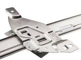 Replacement Window Regulator with Front Left Driver Side for Chevy Impala 00-05 Silver 19801638