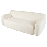U_Style 81.5" Minimalist Compression Sofa, Curved Design, 3-Seater Casual Sofa for Living Rooms, N711P192002A