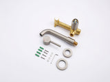 Wall Mount Faucet for Bathroom Sink or Bathtub, Single Handle 2 Holes Brass Rough-in Valve Included, T3177P269103