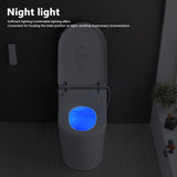 ZUN Smart Toilet Bidet Combo with Foot Sensor Open Cover/Seat, LED Display, Self-Cleaning Nozzle, Heated W1219P262970