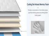 Twin Size Mattress,12 Inch Hybrid Mattress, Individually Pocketed Innerspring, Medium Firm T3962P406342