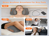 3 in 1 Massager Pillow with Vibration, Air Compression & Heat Therapy, Ergonomic Memory Foam 20140946