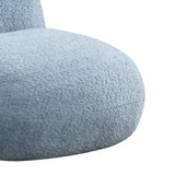 Weston 21.5"W Blue Chenille Deer-Shaped Kids Chair B061P236765
