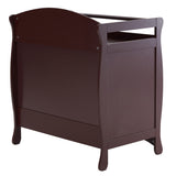 Brown painted surface MDF three-layer drawer 90.5*58*92cm children's wooden bed with safety belt and 36996880