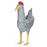 2FT Lighted Christmas Rooster Outdoor Decoration, Weather Proof Plush Rooster Christmas Ornament 25775600