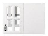 Wall Cabinet, Glass door Display Wall Mounted Cabinet, Floating Cabinet with inadjustable Shelves W331P379955
