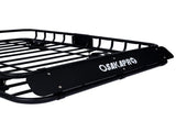 Rooftop Cargo Carrier Basket Motoring Roof Rack,Top Mount Roof Rack 42" black steel 95972669