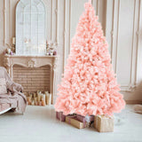 7ft 1800 Branch PVC Branch Iron Bracket Christmas Tree Pink 71548167