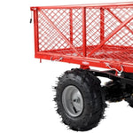 ZUN Wheelbarrow Utility Cart Electric Powered Cart 48V28Ah 500W Capacity 500lbs Material Hauler 33630130