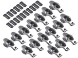 16Pcs 1.7 Ratio 7/16" Full Roller Stainless Steel Rocker Arm and Stud Set Fit for Chevy Big Block 36311306