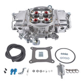 Mechanical Secondary Carburetor 4-Barrel Silver Fit for BR-67202 950 CFM Aluminum 97579627